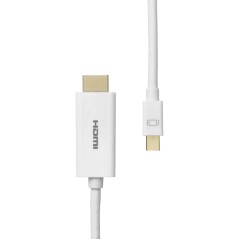 "ProXtend Mini DisplayPort to HDMI 1M Cable - High-Quality Video Adapter MDP-HDMI-001W"